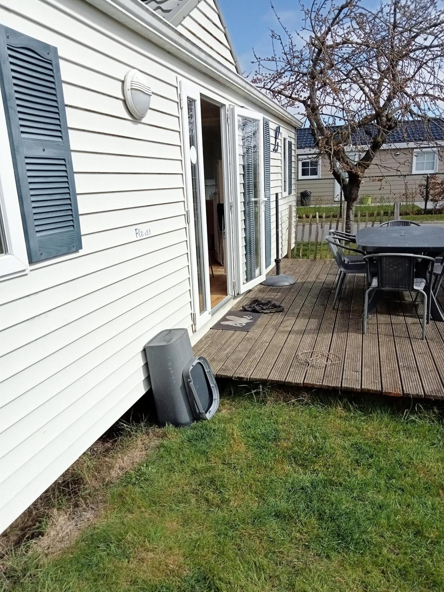 Stacaravan Bredene Met Tuin Nr 2126 Bagian luar foto